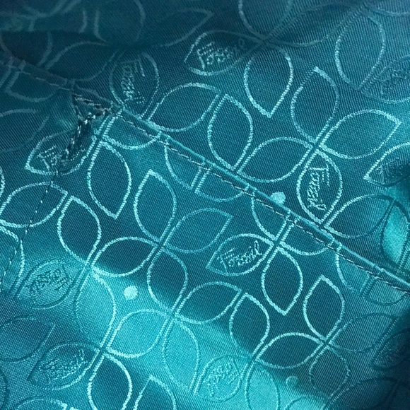 Soft Teal Fossil Crossbody Bag - Picture 7 of 11